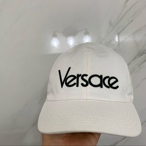 Versace white vintage logo cap